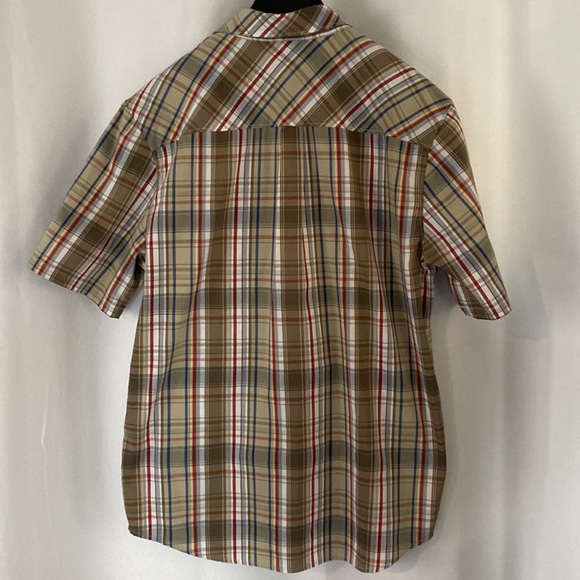Merrell Large Short Sleeve Button Up Shirt - Picture 4 of 8